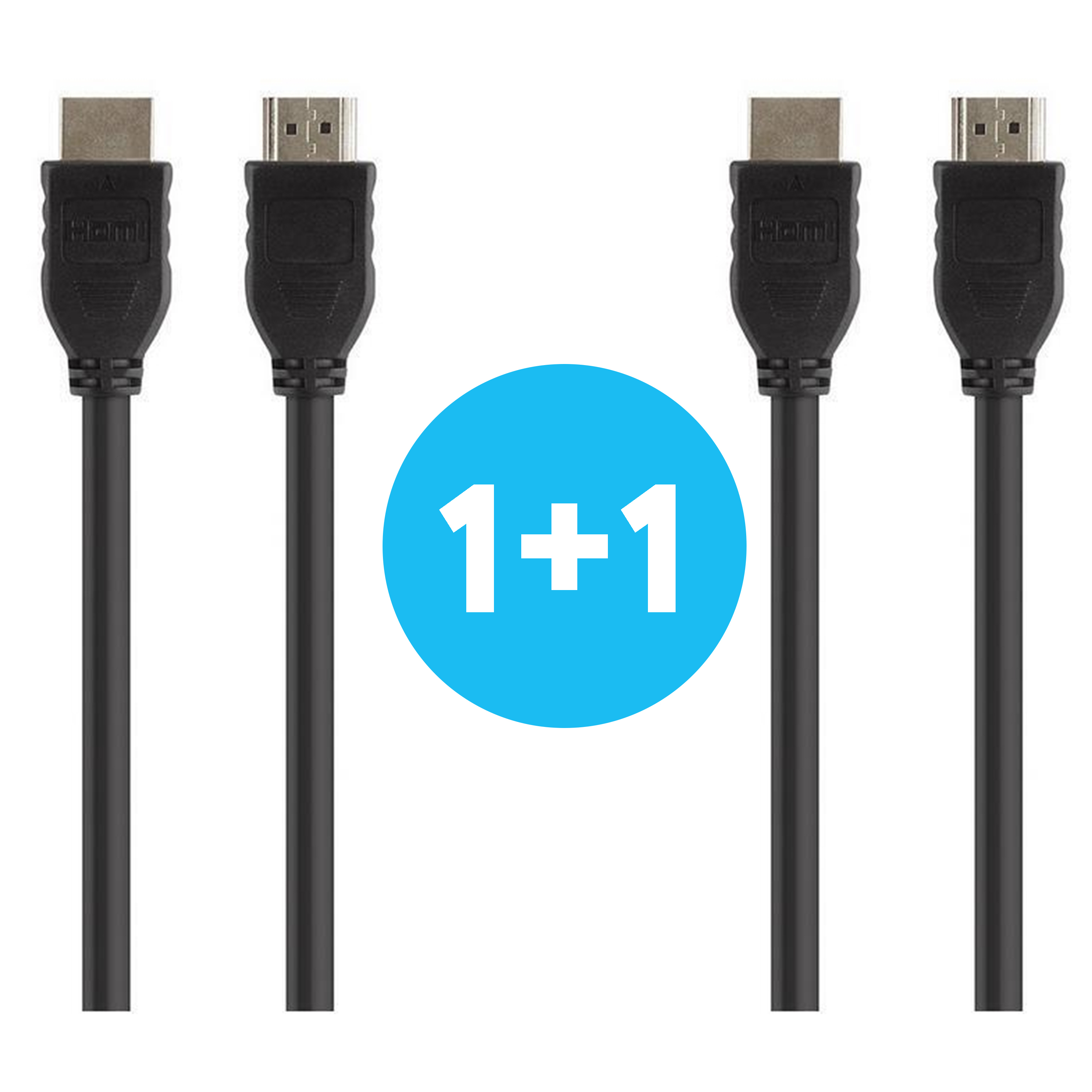 Кабель Belkin HDMI (AM/AM) High Speed w/Ethernet 3м Nickel plated (F3Y017BT3M-BLK) фото 1