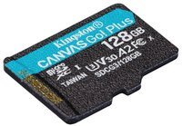 Карта пам`яті Kingston microSDXC 128GB Canvas Go Plus 170R A2 U3 V30 (SDCG3/128GBSP)