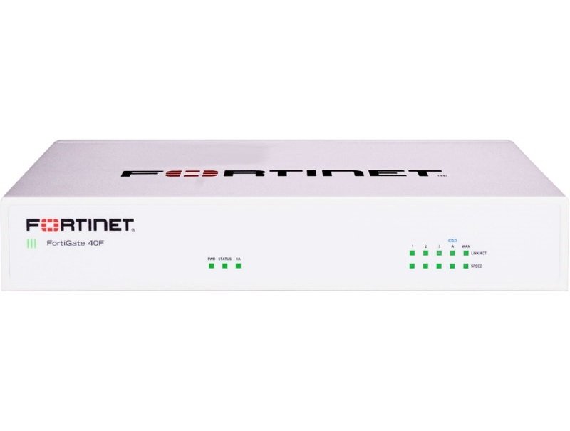  Брандмауер Fortinet FG-40F 5 x GE RJ45 ports (including 4 x Internal Ports 1 x WAN Ports фото