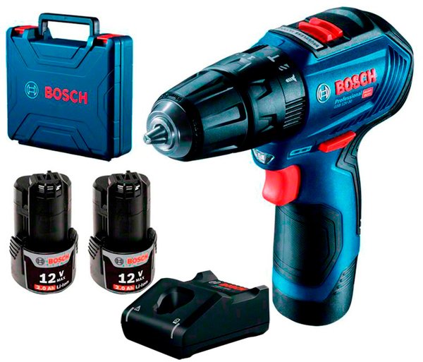 Акція на Аккумуляторный ударный дрель-шуруповерт Bosch Professional GSB 12V-30 (0.601.9G9.100) від MOYO