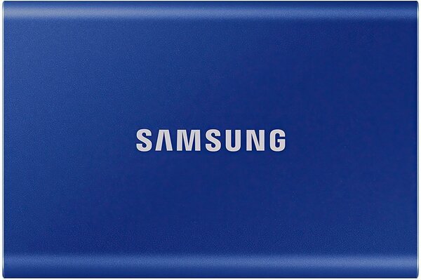 

Портативный SSD накопитель Samsung USB Type-C 1TB T7 Indigo Blue (MU-PC1T0H/WW)