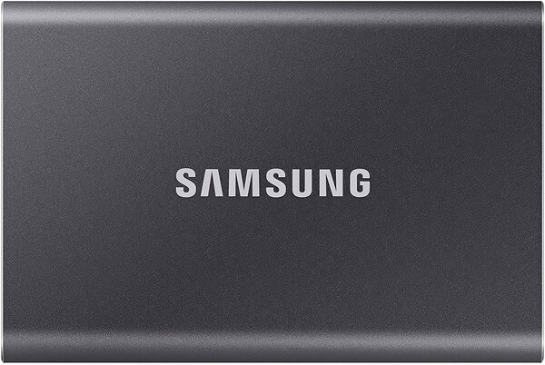 

Портативный SSD накопитель Samsung USB Type-C 1TB T7 Titan Gray (MU-PC1T0T/WW)