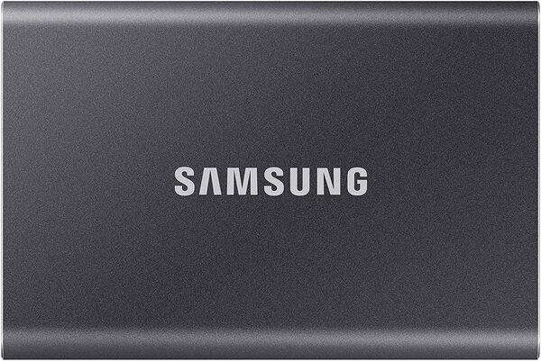 Портативный SSD накопитель Samsung USB Type-C 2TB T7 Titan Gray (MU-PC2T0T/WW)