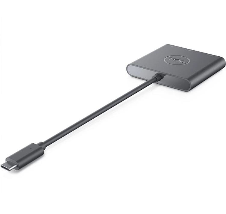 Переходник Dell USB-C to HDMI DisplayPort with Power Delivery (470-AEGY) фото 