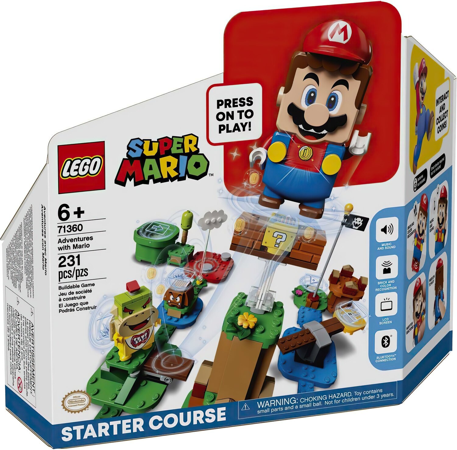LEGO 71360 Super Mario Приключения вместе с Марио. Стартовый набор фото 