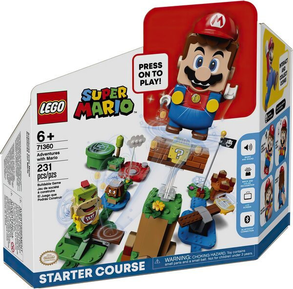 Акція на LEGO 71360 Super Mario Приключения вместе с Марио. Стартовый набор від MOYO