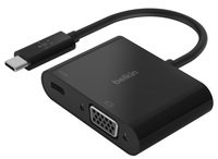 Адаптер Belkin USB-C - VGA 60W PD, Black (AVC001BTBK)