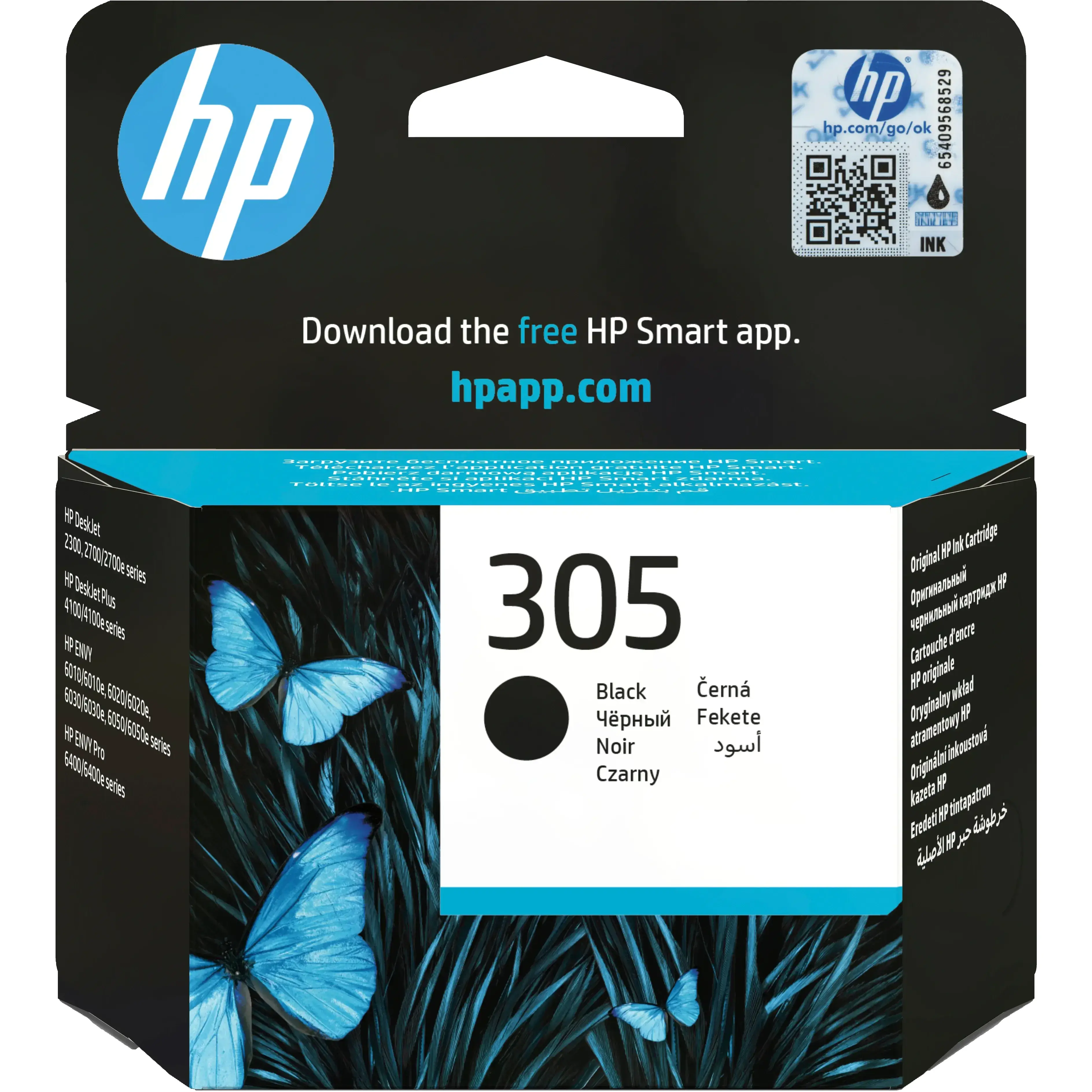 Картридж струйный HP No.305 DJ 2320/2710/2720/4120 black (3YM61AE) фото 1