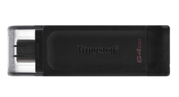 Акція на Накопитель USB-C 3.2 Kingston DT70 64GB (DT70/64GB) від MOYO