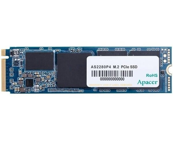 Акція на SSD накопитель Apacer M.2 1TB AS2280P4 NVMe PCIe 3.0 x4 2280 3D TLC (AP1TBAS2280P4-1) від MOYO