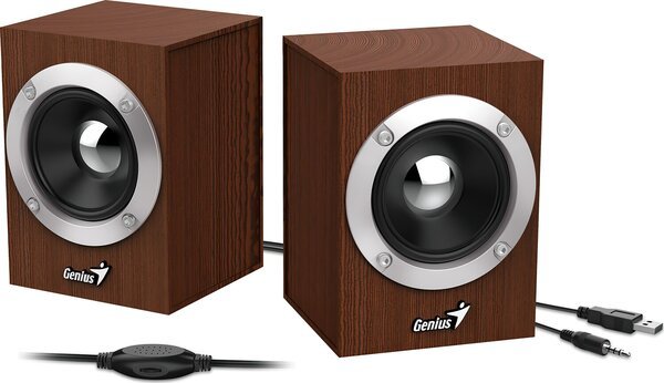 Акустическая система Genius 2.0 SP-HF280 USB Wood (31730028400)