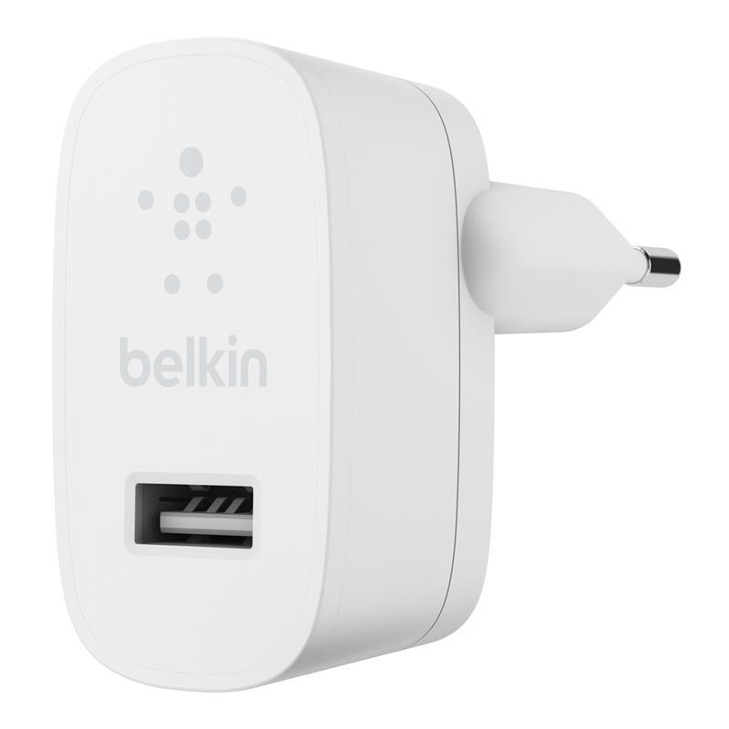 Сетевое ЗУ Belkin 12W USB-A 2.4A, white (WCA002VFWH) фото 