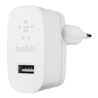 Мережевий ЗП Belkin 12W USB-A 2.4A, white (WCA002VFWH)