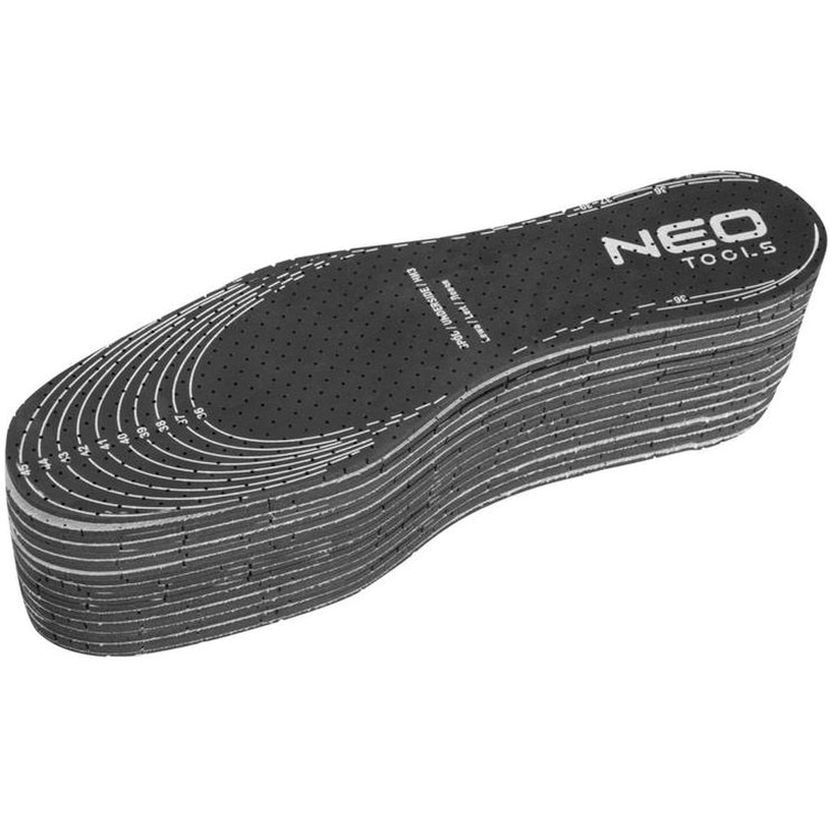 Устілка Neo Tools для взуття з активованим вугіллям Actifresh – універсальний розмір – для обрізки під потрібний розмір, 10фото