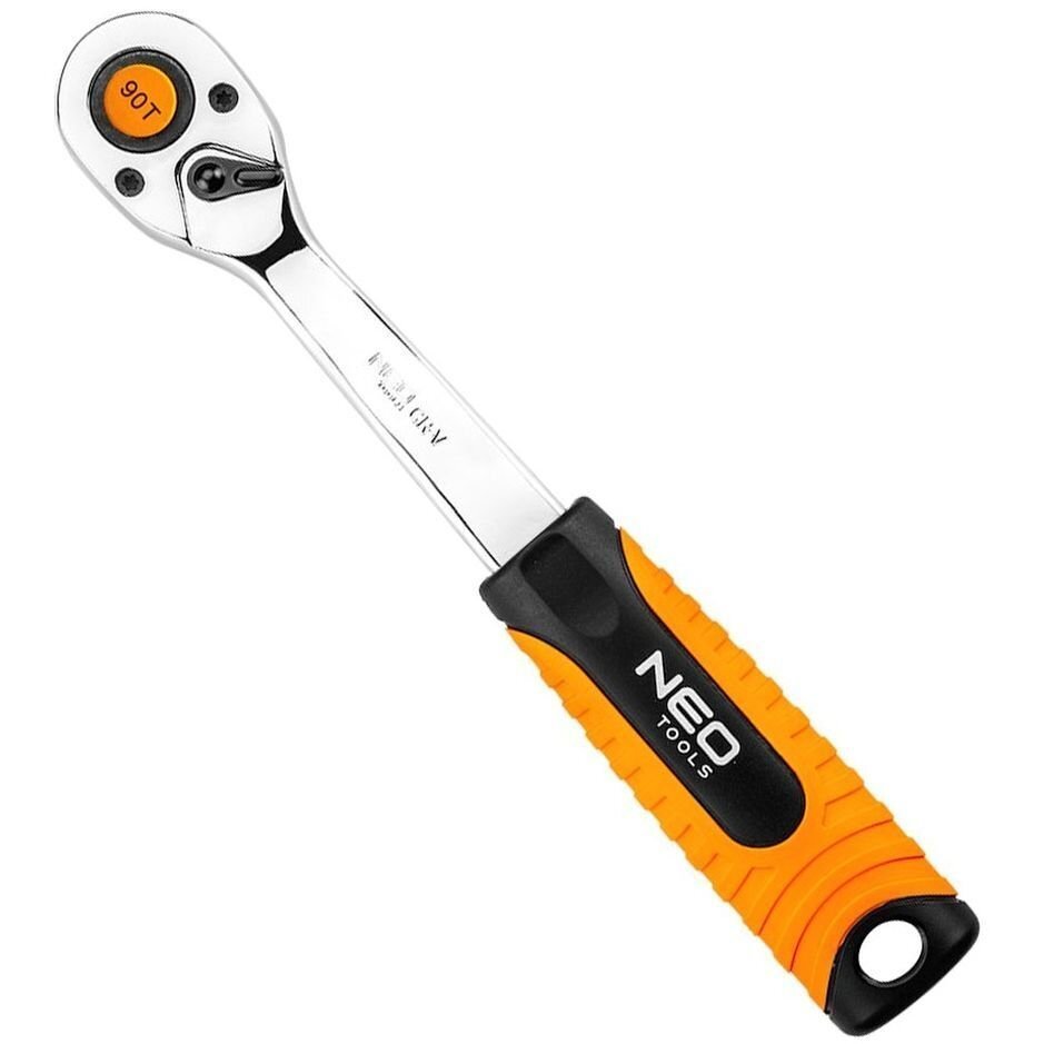 Ключ тріскоточний Neo Tools 1/4", 90 зубців (08-530)фото1