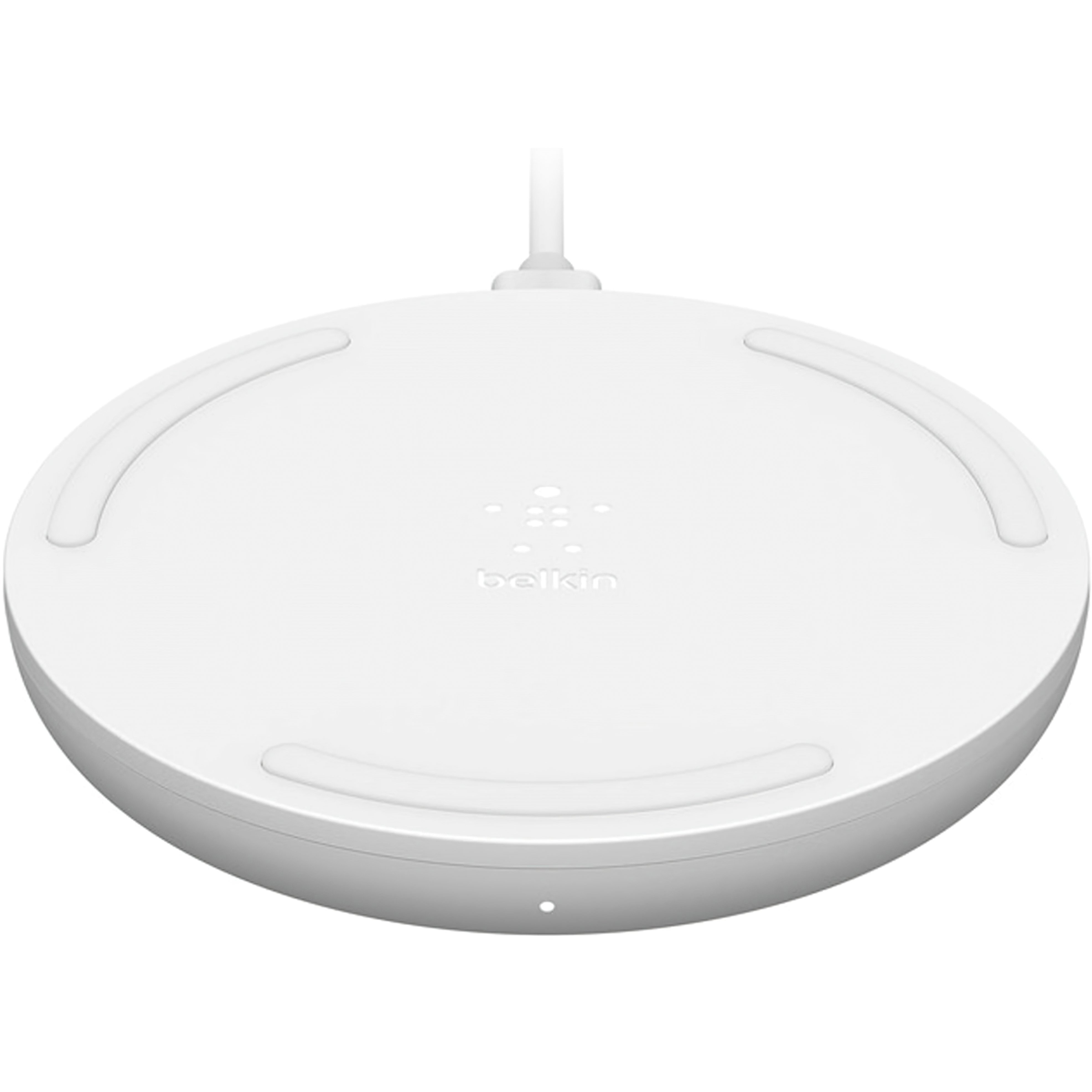 Беспроводное зарядное устройство Belkin Pad Wireless Charging Qi, 10W, no PSU, white фото 1