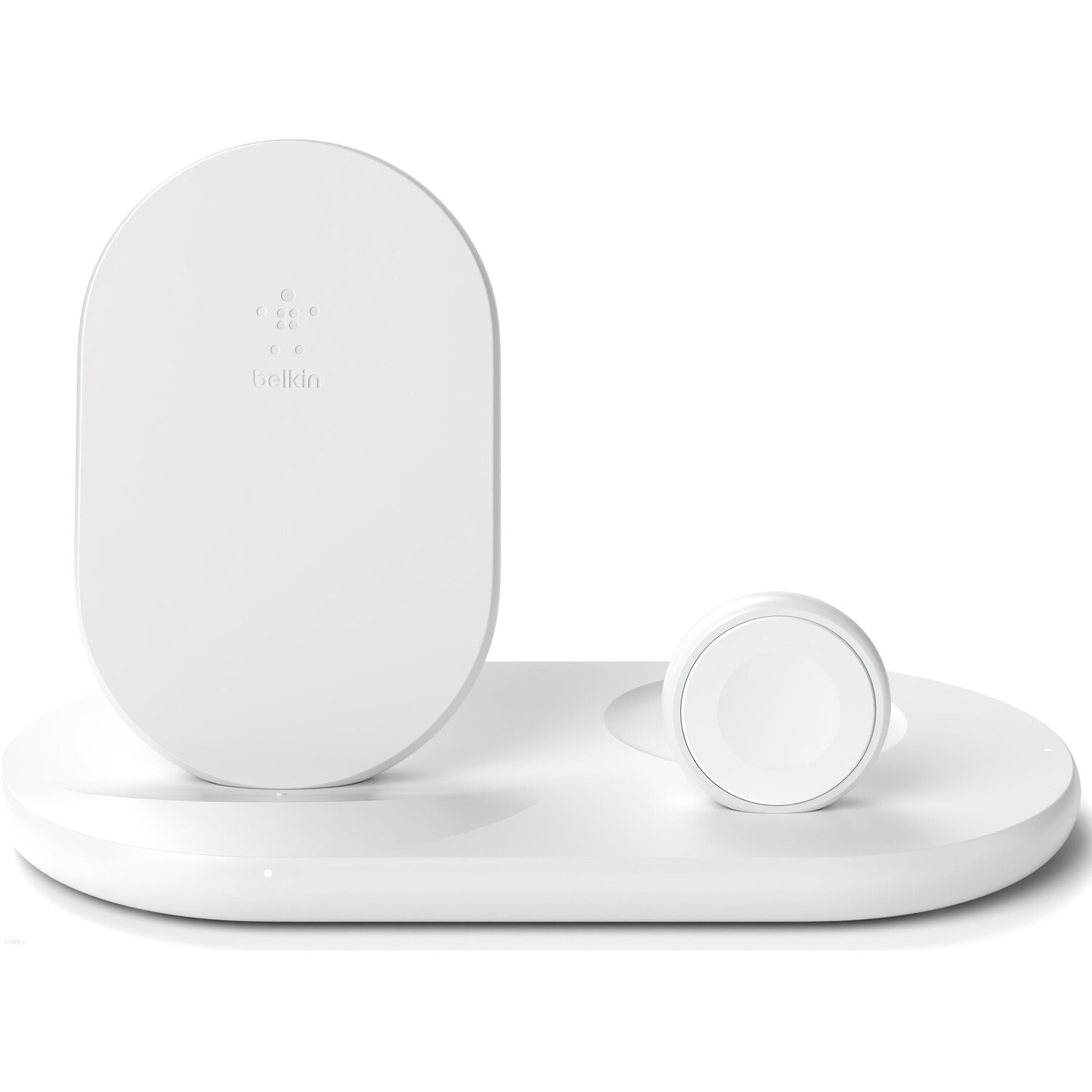 Беспроводное зарядное устройство Belkin 3-in-1 Wireless Pad/Stand/Apple Watch, white фото 