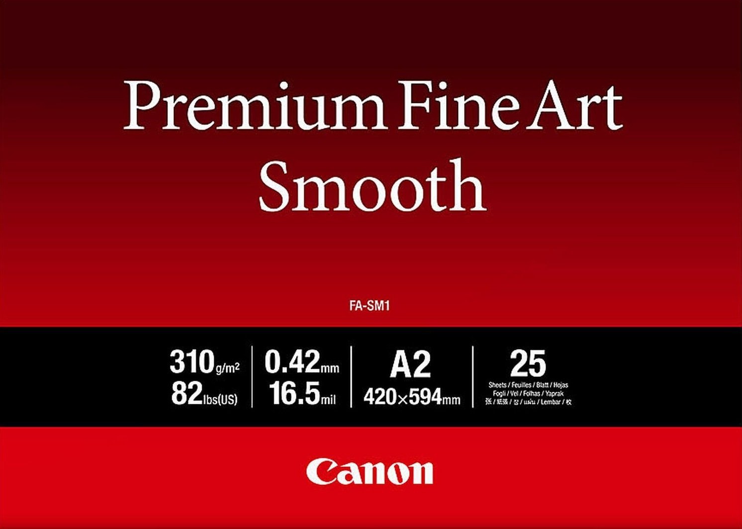  Фотопапір Canon A2 Premium Fine Art Paper Smooth, 25л (1711C006) фото