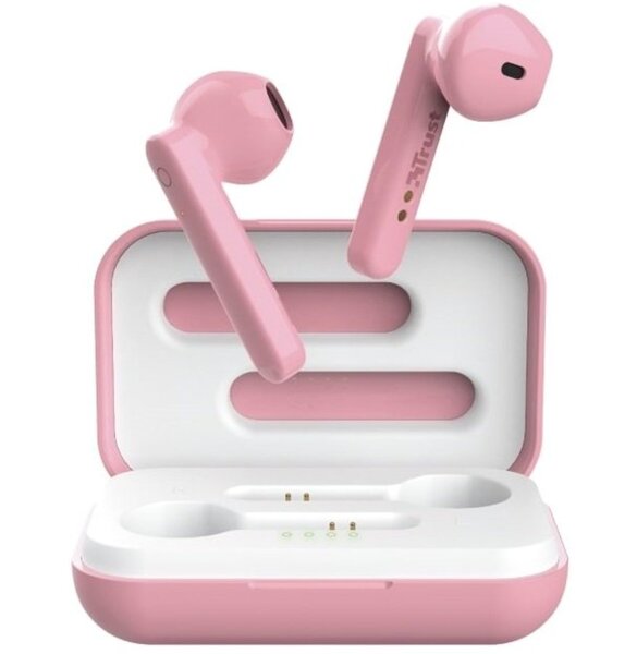 Акція на Наушники Trust Primo Touch True Wireless Mic Pink від MOYO