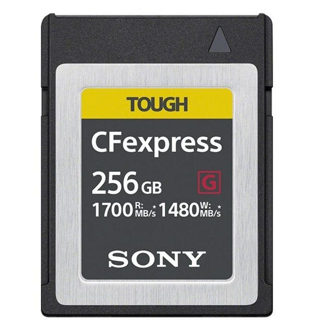 Карта памяти Sony CFexpress Type B 256GB R1700/W1480 (CEBG256.SYM) фото 