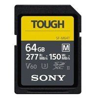 Карта памяти Sony SDXC 64GB C10 UHS-II U3 V60 R277/W150MB/s Tough (SFM64T.SYM)