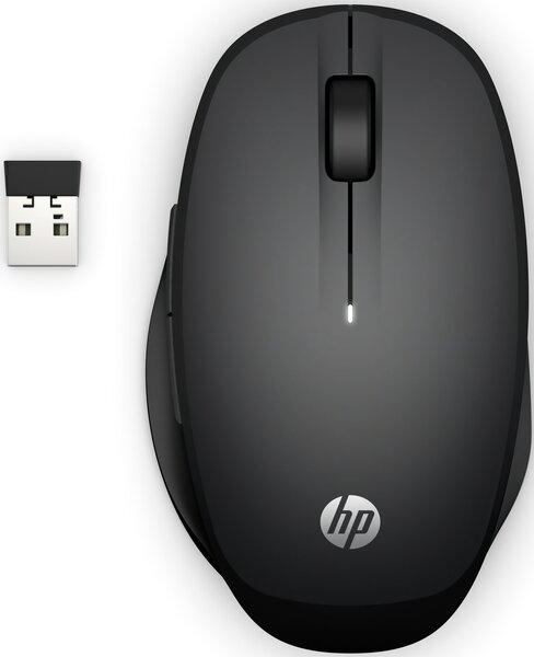 Акція на Мышь HP Dual Mode Black Mouse (6CR71AA) від MOYO