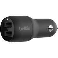 Автомобильное ЗУ Belkin Car Charger 24W Dual USB-A Black