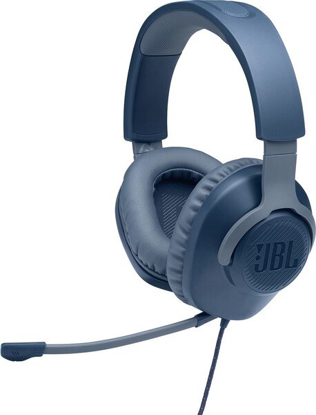 Игровая гарнитура JBL Quantum 100 Blue (JBLQUANTUM100BLU)