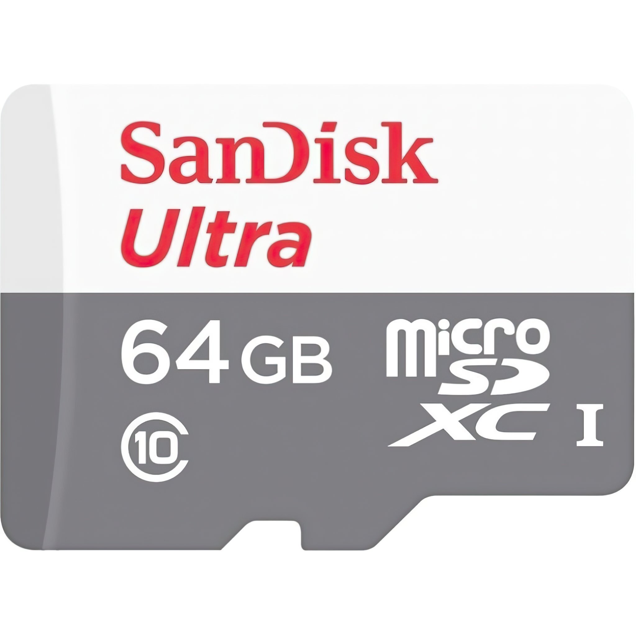 Карта памяти SanDisk microSDHC 64GB C10 UHS-I R100MB/s Ultra (SDSQUNR-064G-GN3MN) фото 1