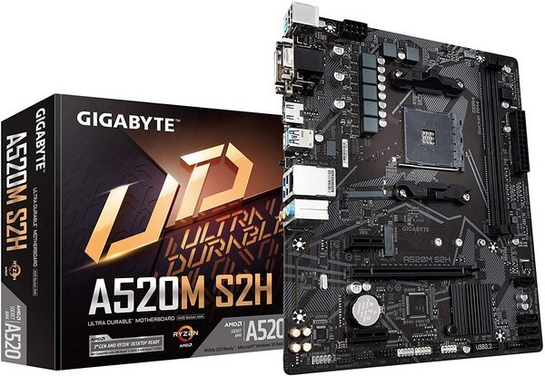 Материнская плата GIGABYTE A520M S2H