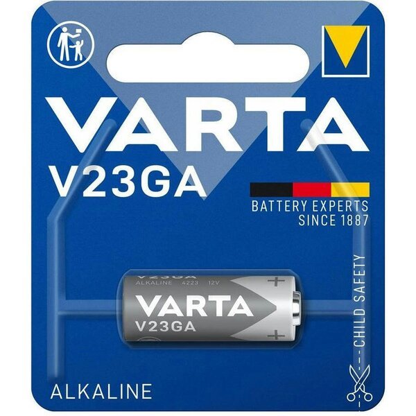 

Батарейка VARTA alkaline V 23 GA (8LR23, 8LR932, GP23A, E23A, LRV08, MN21) BLI 1 (04223101401)