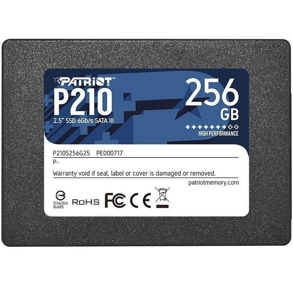 Акція на SSD накопитель Patriot 2.5" 256GB SATA TLC P210 (P210S256G25) від MOYO