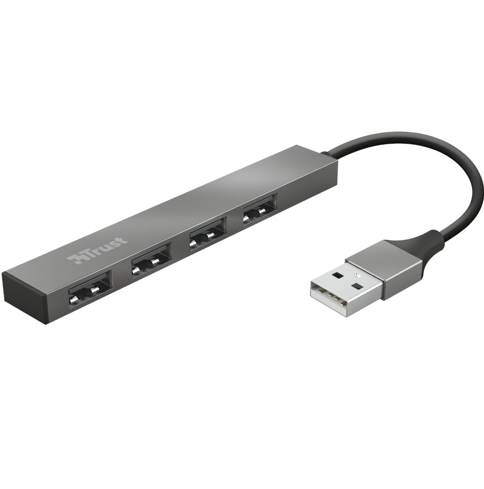USB-хаб Trust Halyx Aluminium 4-Port Mini USB Hub (23786_TRUST) фото 1