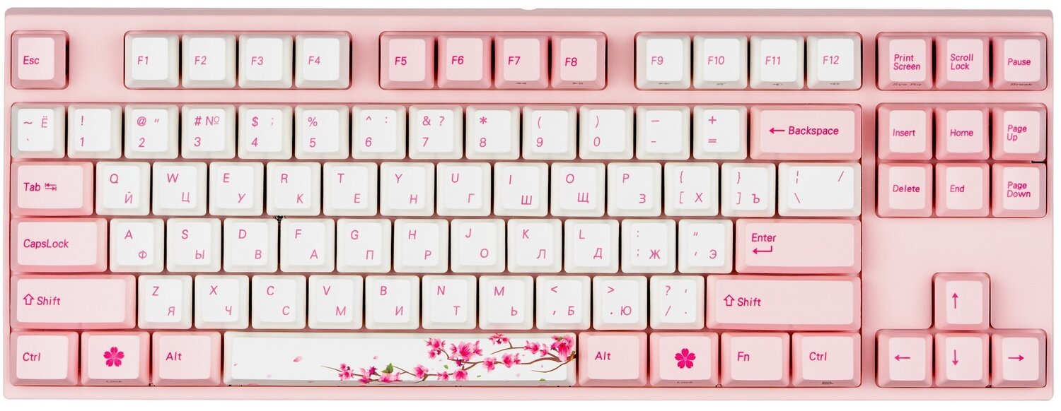 Ігрова клавіатура Sakura Cherry MX Brown Varmilo VA87M (VA87MN2P/PP88RA)фото