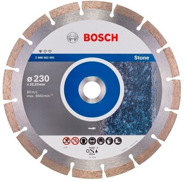 Отрезной диск Bosch Standard for Stone 230-22.23 фото 