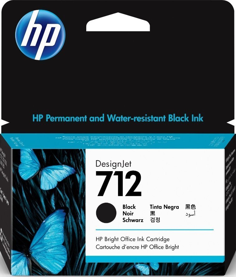  Картридж HP No.712 DesignJet Т230/Т630 Black 38ml (3ED70A) фото