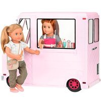  Транспорт для ляльок Our Generation Фургон з морозивом рожевий (BD37363Z) 