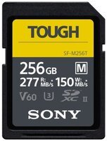 Карта памяти Sony SDXC 256GB C10 UHS-II U3 V60 R277/W150MB/s Tough (SFM256T.SYM)