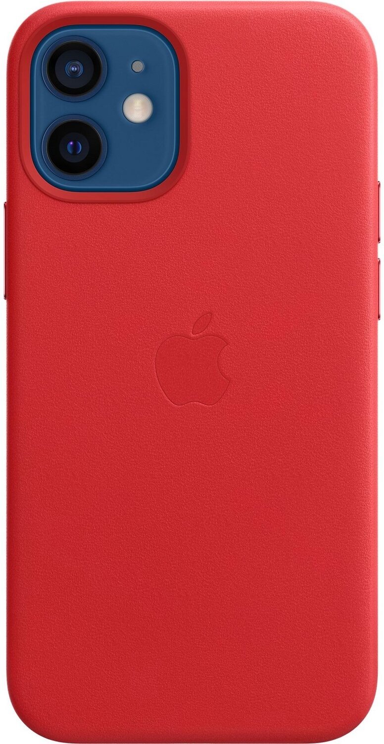 Чохол Apple для iPhone 12 mini Leather Case with MagSafe PRODUCT RED (MHK73ZE/A)фото