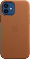 Чехол Apple для iPhone 12/12 Pro Leather Case with MagSafe Saddle Brown (MHKF3ZE/A)