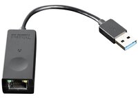 Адаптер Lenovo USB-А Travel Hub USB 3.0 to Ethernet (4X90S91830)