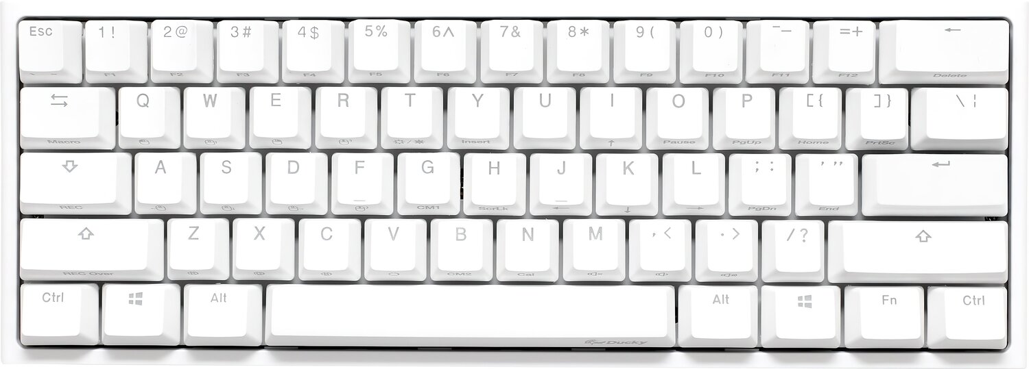 Игровая клавиатура Ducky One 2 Mini Cherry Red White (DKON2061ST-RURALWWT1) фото 