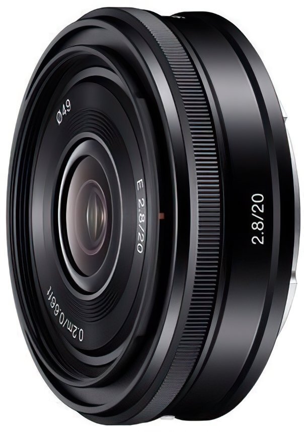  Об'єктив Sony E 20 mm f/2.8 для камер NEX (SEL20F28.AE) фото1