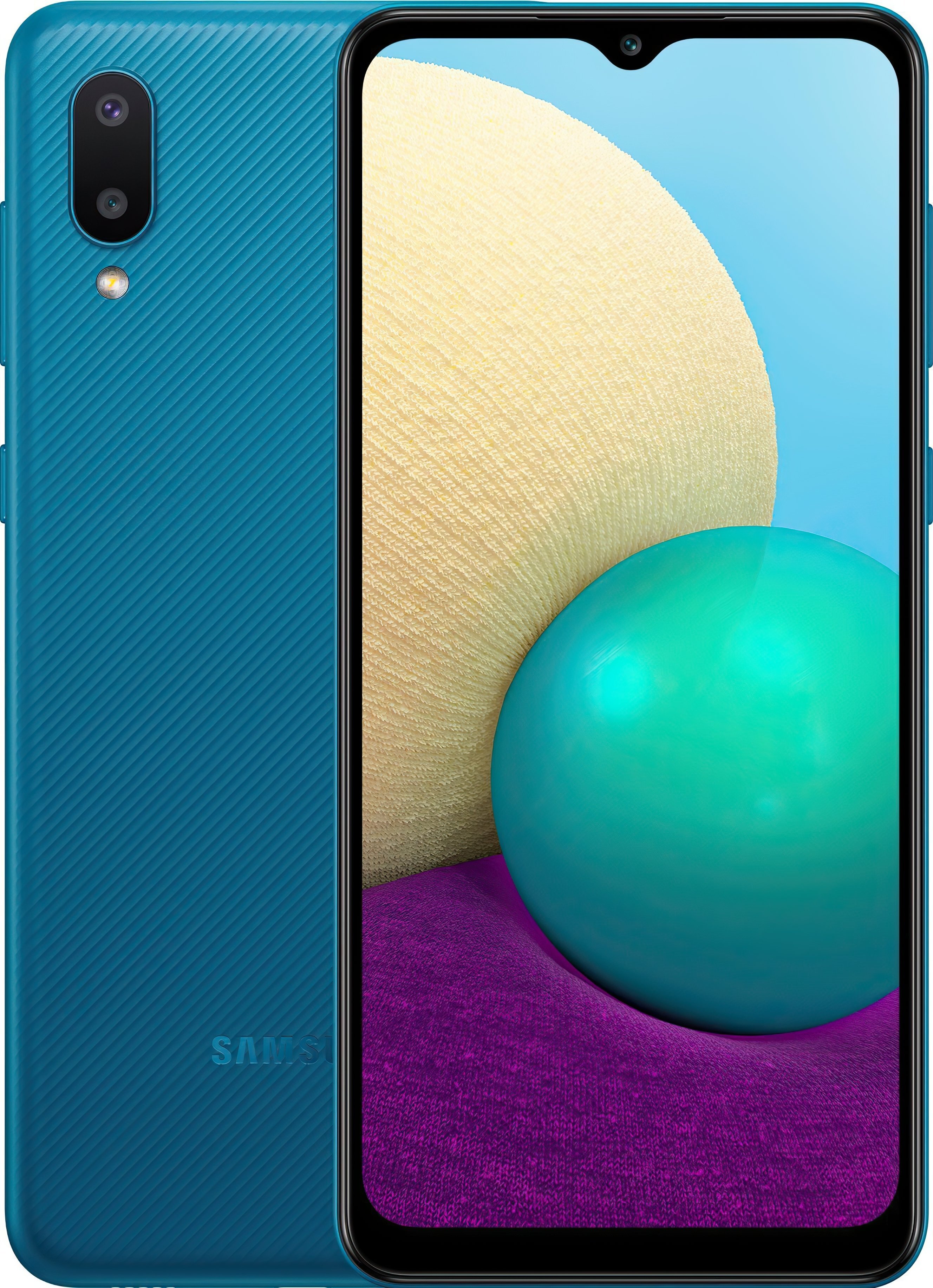 Смартфон Samsung Galaxy A02 (A022/32) Blueфото1