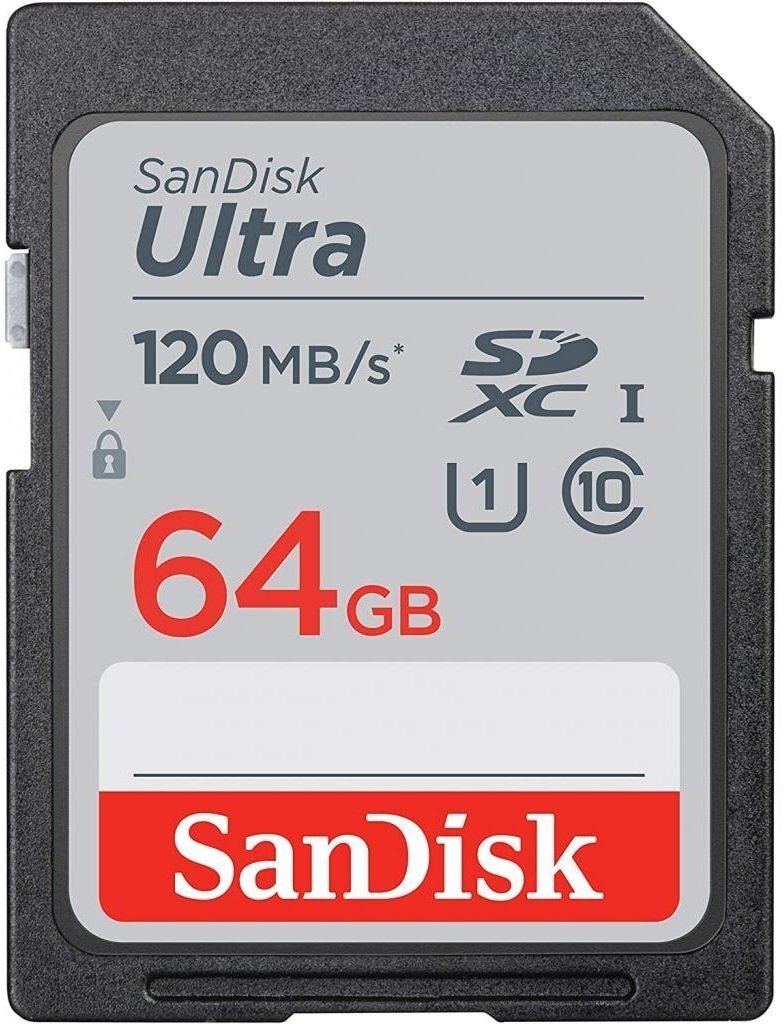 Карта памяти SanDisk SDXC 64GB C10 UHS-I R120MB/s Ultra (SDSDUN4-064G-GN6IN) фото 