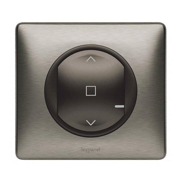 

Умный выключатель жалюзи Legrand 2А 230В. Графит. Celiane with NETATMO
