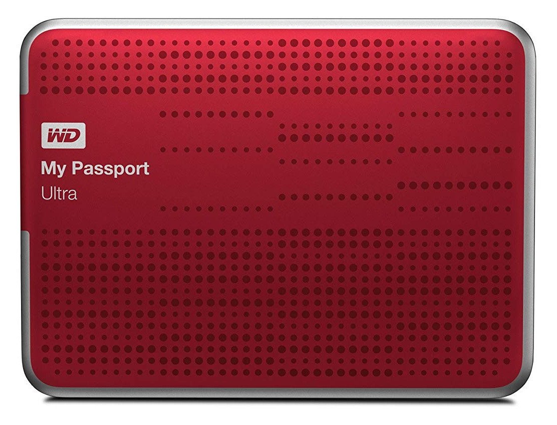 Жесткий диск WD 2.5" USB3.0 My Passport Ultra 1TB Red (WDBZFP0010BRD-EESN) фото 1