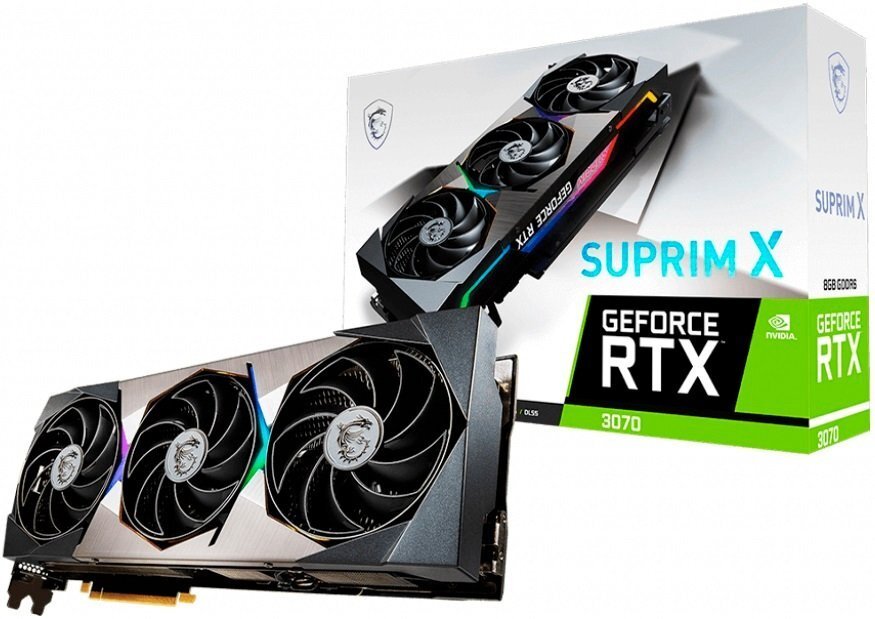 Видеокарта MSI GeForce RTX3070 8GB GDDR6 SUPRIM X (RTX_3070_SUPRIM_X_8G) фото 