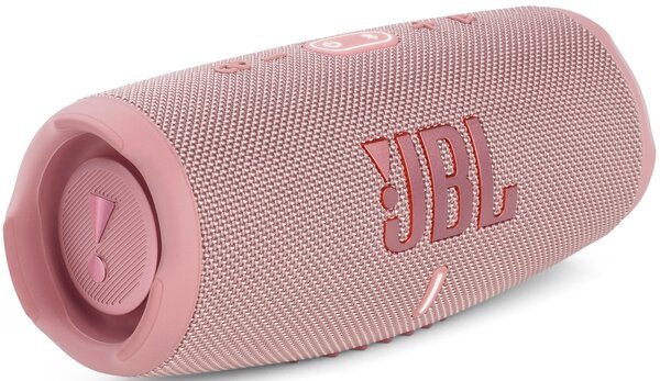 Акція на Портативная акустика JBL Charge 5 Pink (JBLCHARGE5PINK) від MOYO