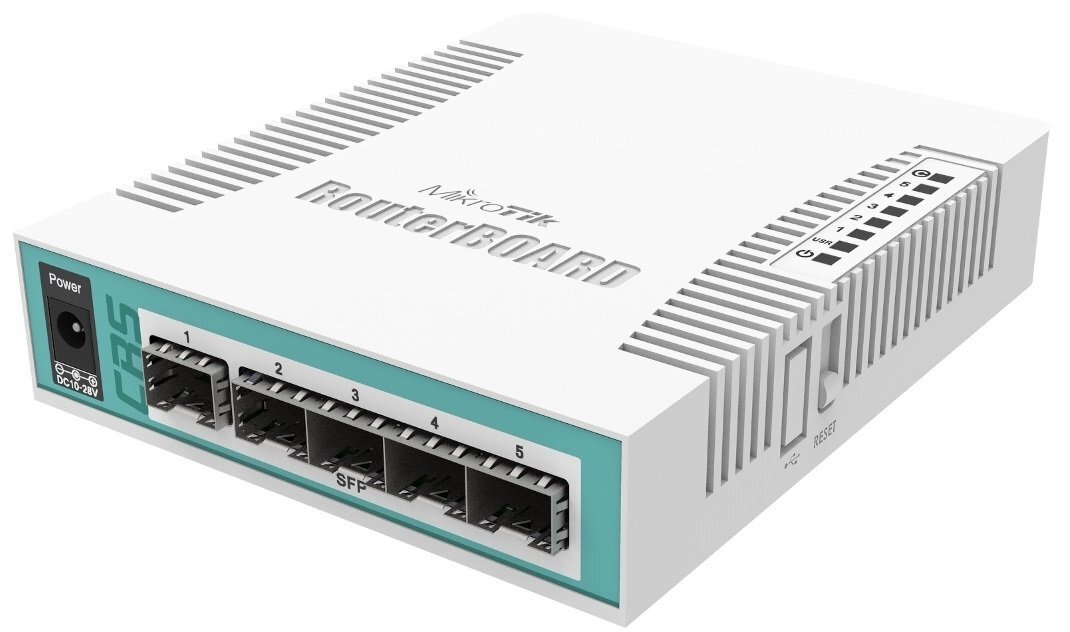 Комутатор MikroTik Cloud Router Switch 106-1C-5S (CRS106-1C-5S) фото 